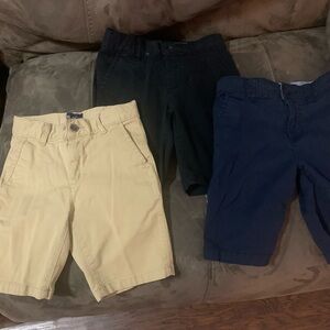 3 pair of boys Chino Shorts Size 7